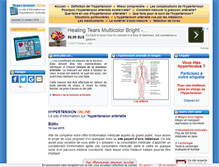 Tablet Screenshot of hypertension-online.com